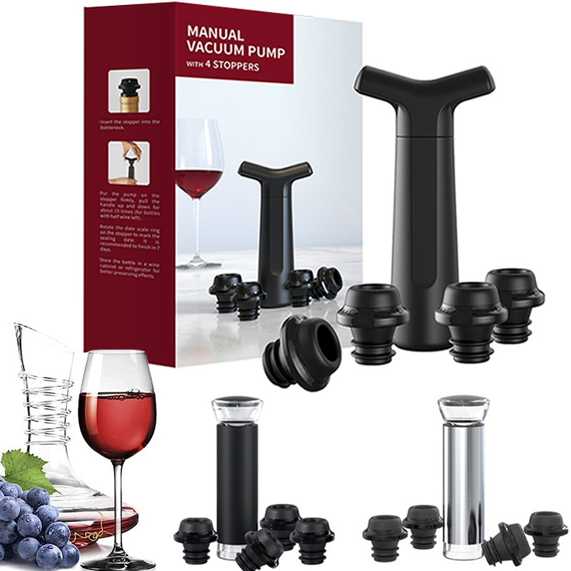 Wine Preservation Pump - Вакуумные пробки для вина Вакуумный насос