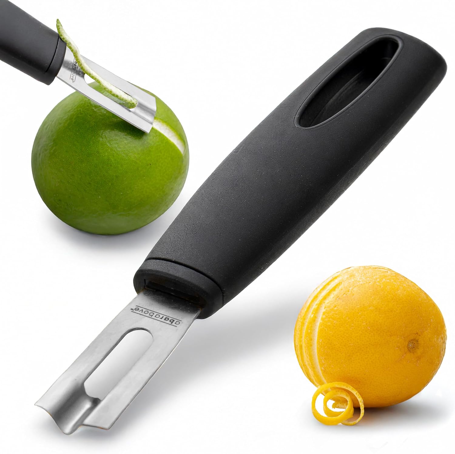 Peeler Channel Knife - Нож-лопатка из нержавеющей стали для цитрусовых,