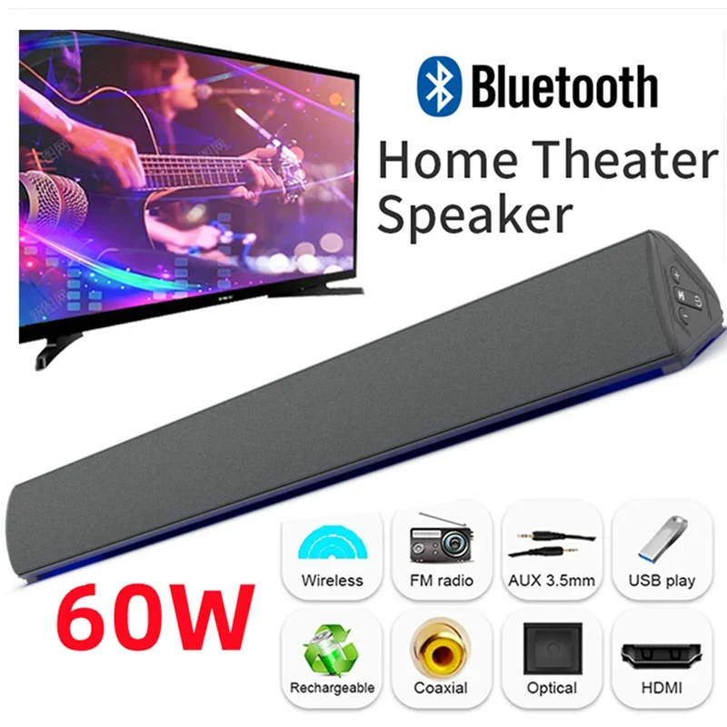 Home Bar And Theater - Беспроводная ТВ-Колонка 60 Вт для ПК,