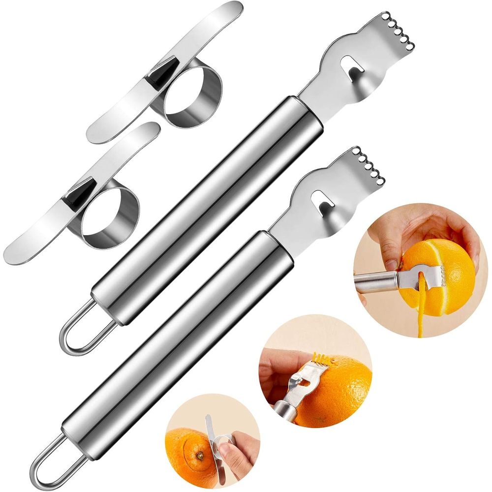 Peeler Channel Knife - Набор из 4 предметов: терка для