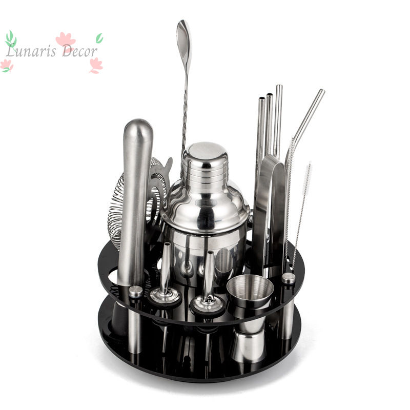 Boston Shaker Set - Полный набор барменских инструментов с вращающимся