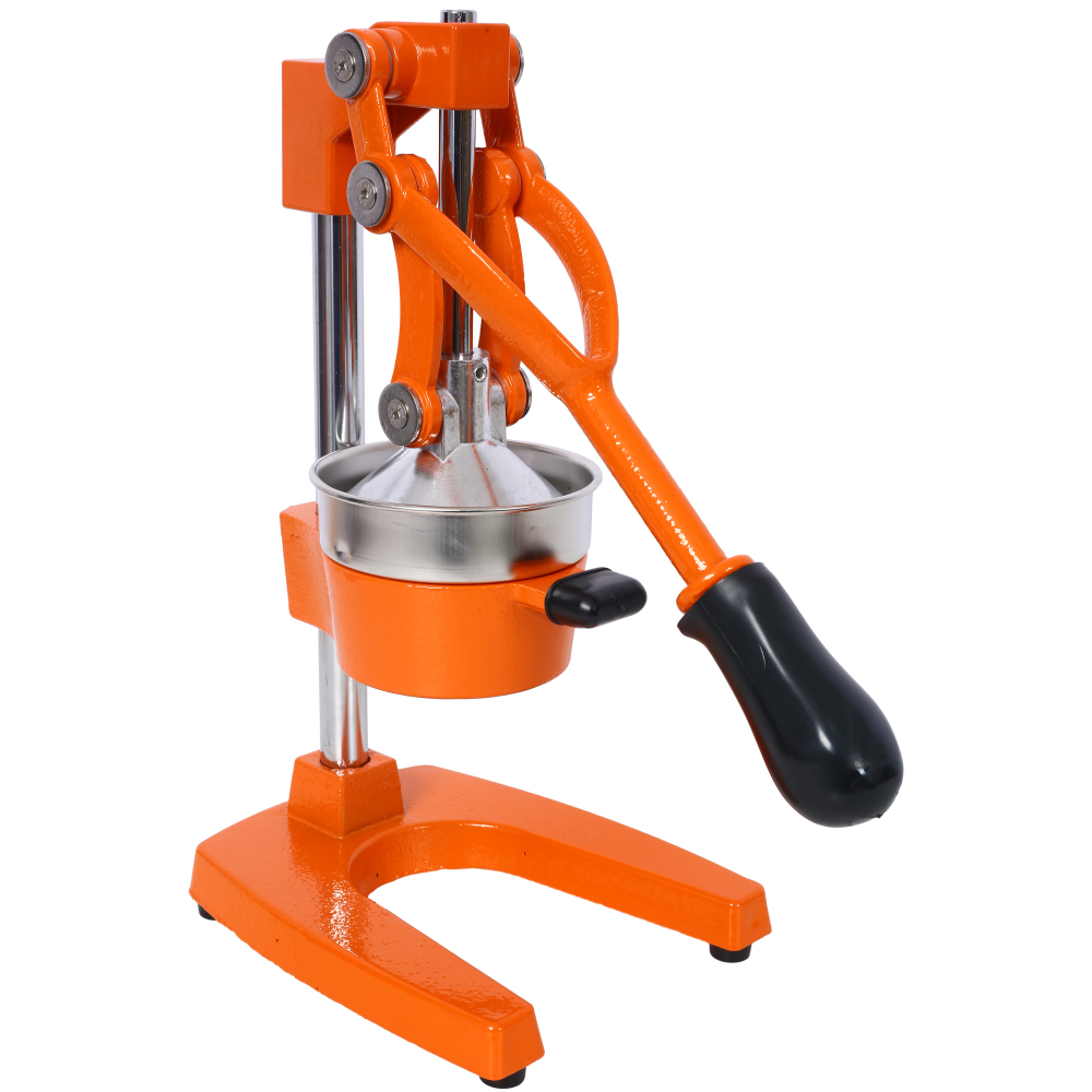 Citrus Juicer Bar - Оранжевая чугунная соковыжималка для цитрусовых, очень