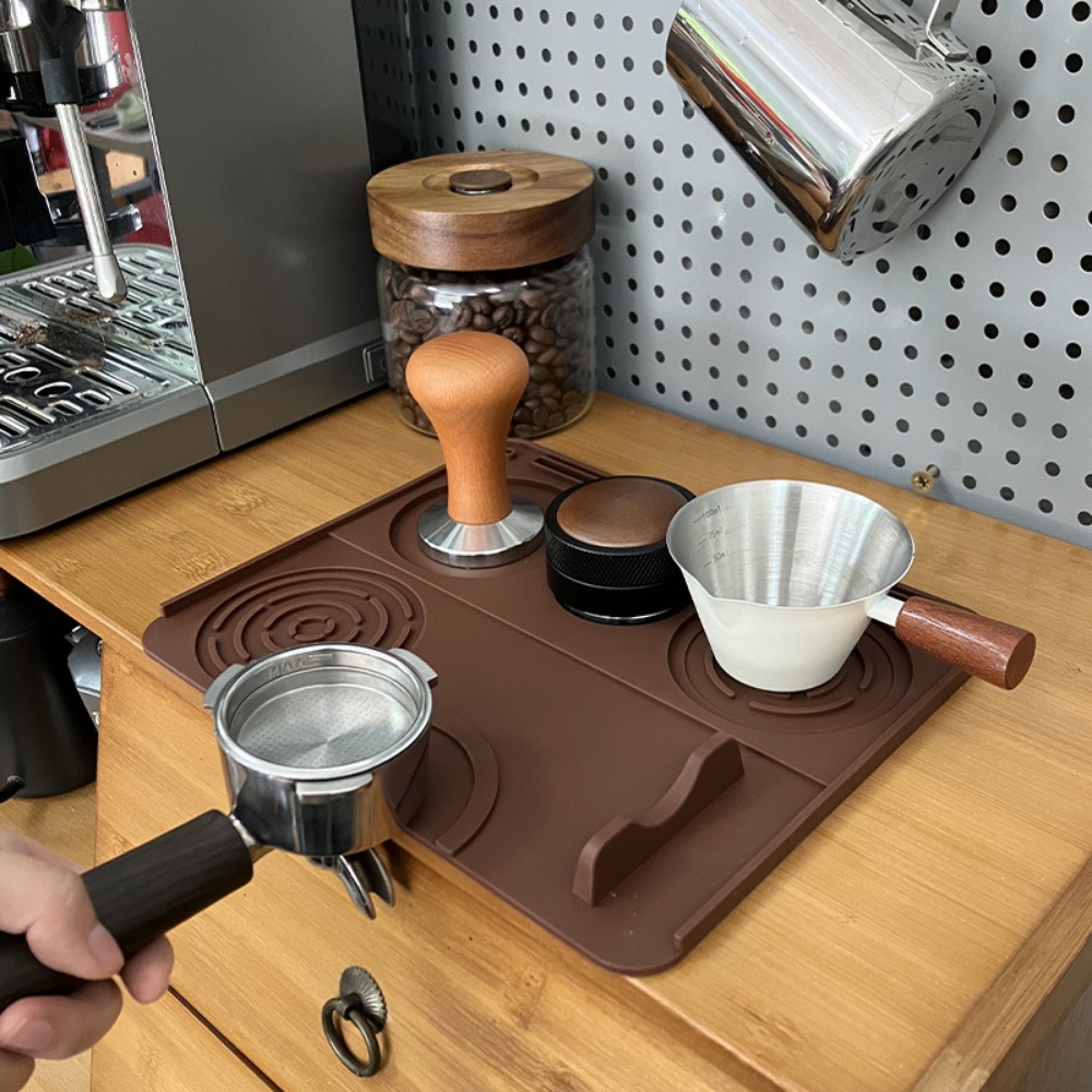 Home Bar Supplies - Силиконовый коврик для темперовки кофе с