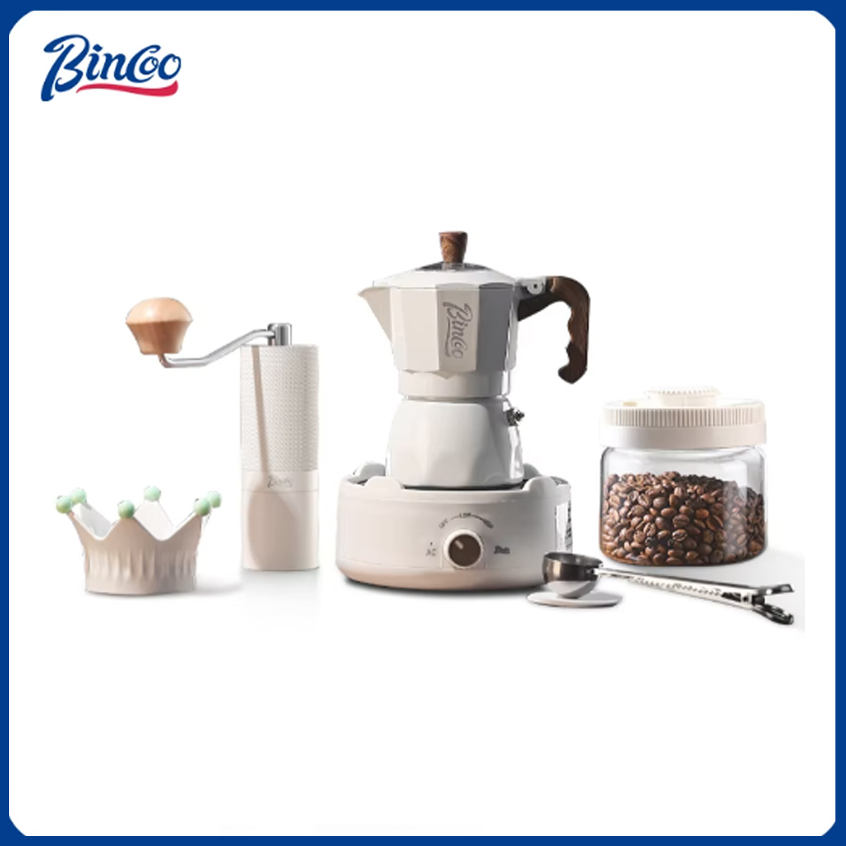 Home Bar Supplies - Кофеварка Bincoo Moka Pot с двойным