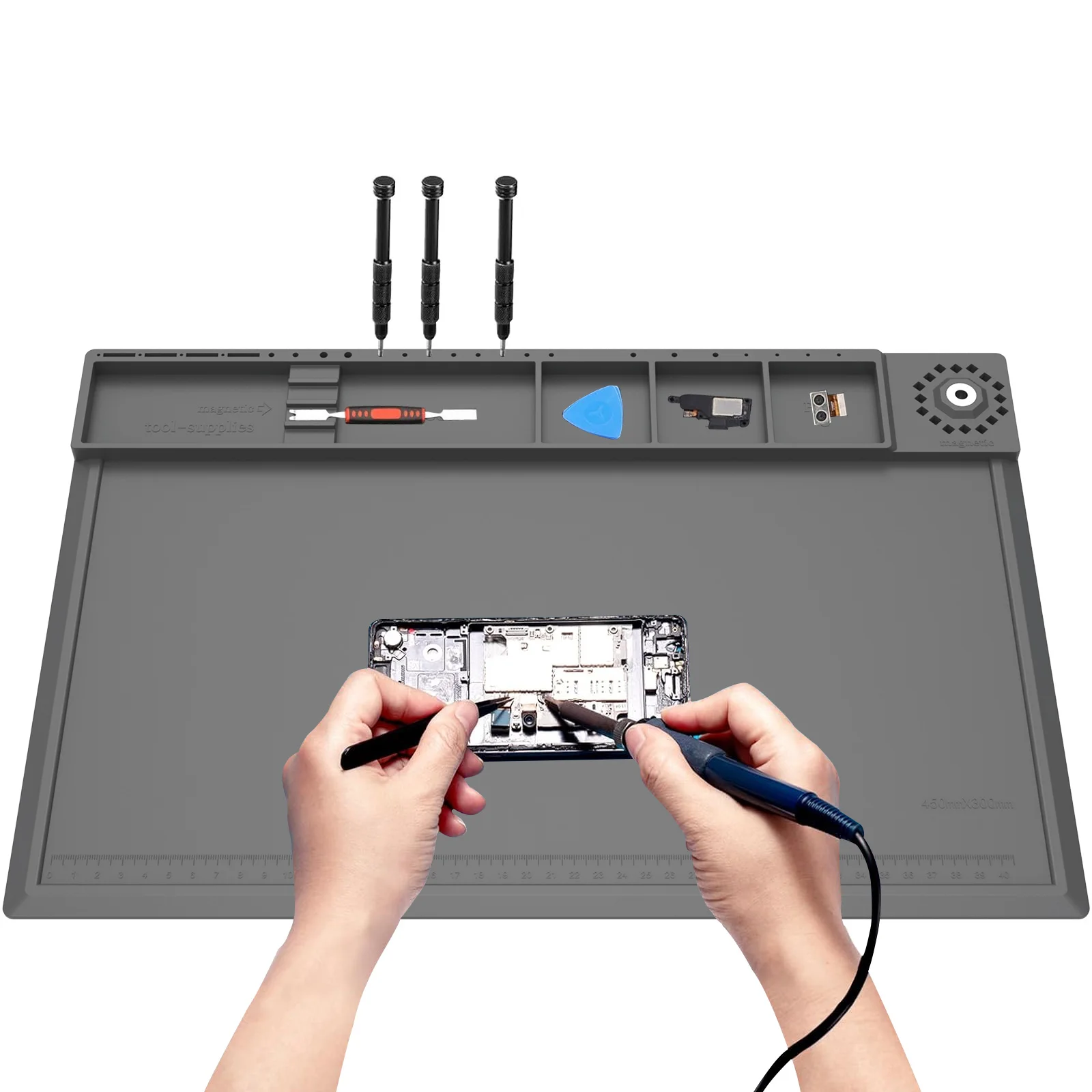 Bar Mat Rubber - Коврик для паяльной станции, силиконовая ремонтная