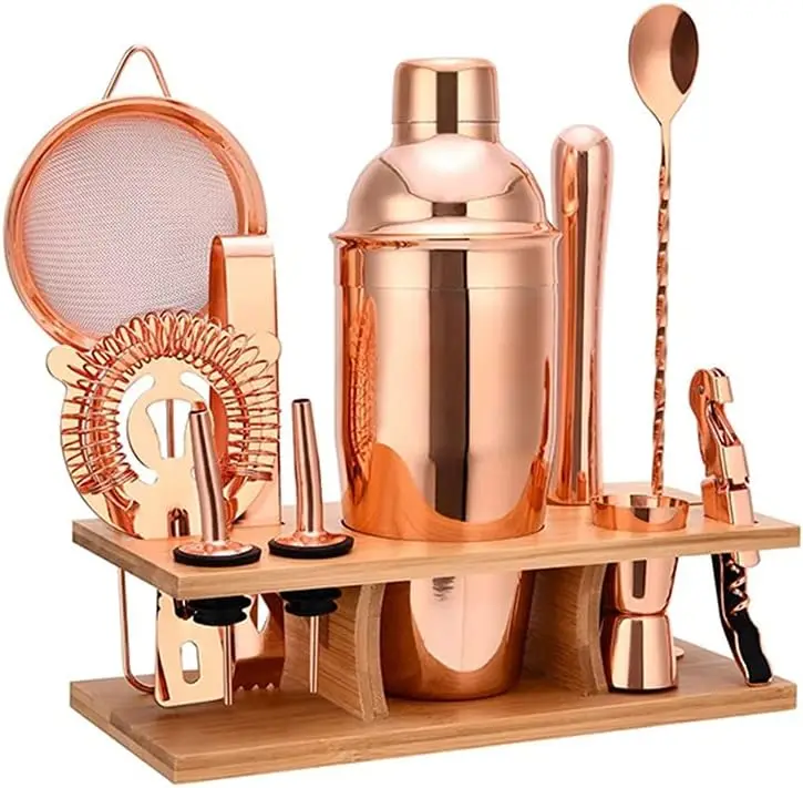 Boston Shaker Set - Набор бармена из 12 предметов: шейкер