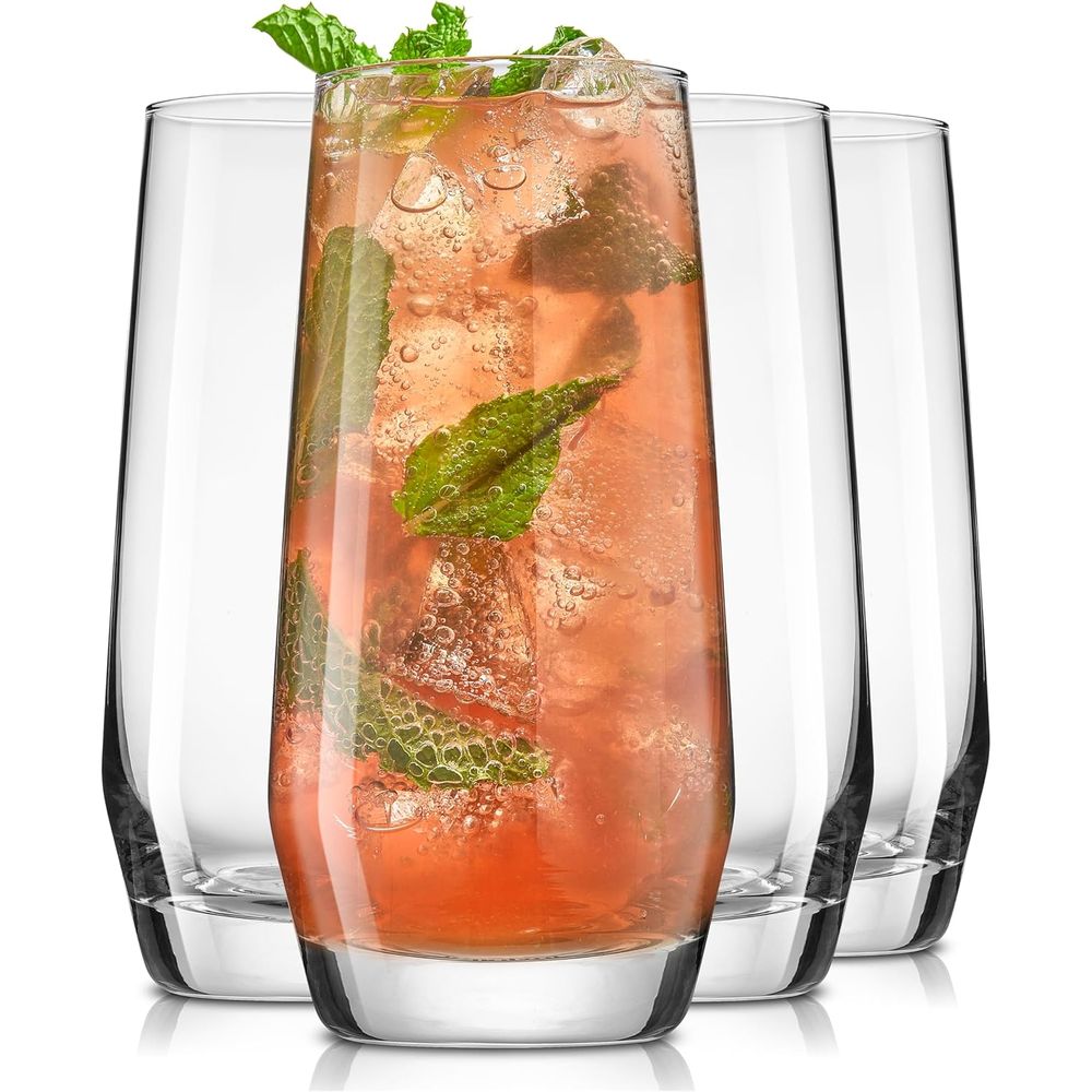 Highball Glass Set - Набор высоких хрустальных стаканов для напитков,