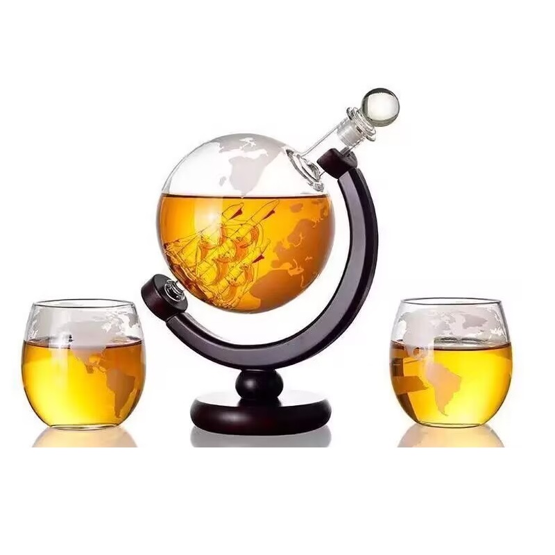 Decanter Globe Set - Набор креативных графинов в виде глобуса,