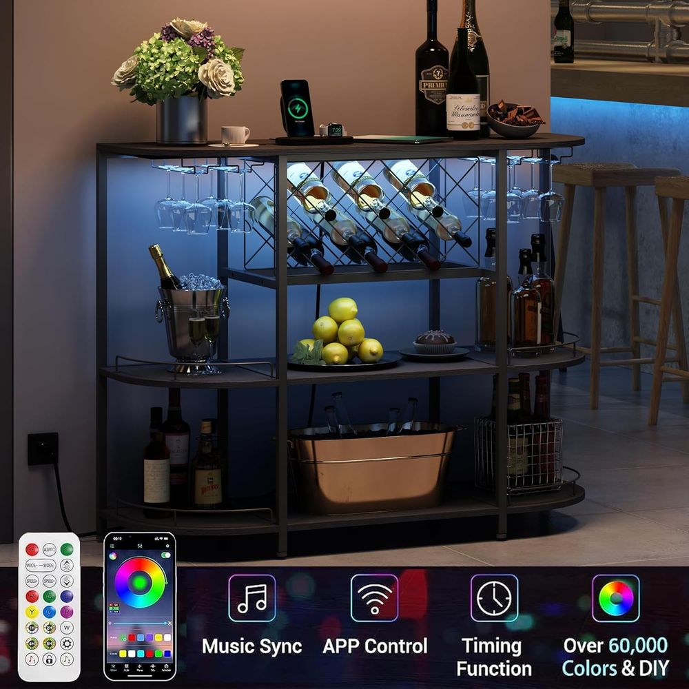 Черный 3-ярусный кофейный стол – обзор и цена Home Bar And Kitchen