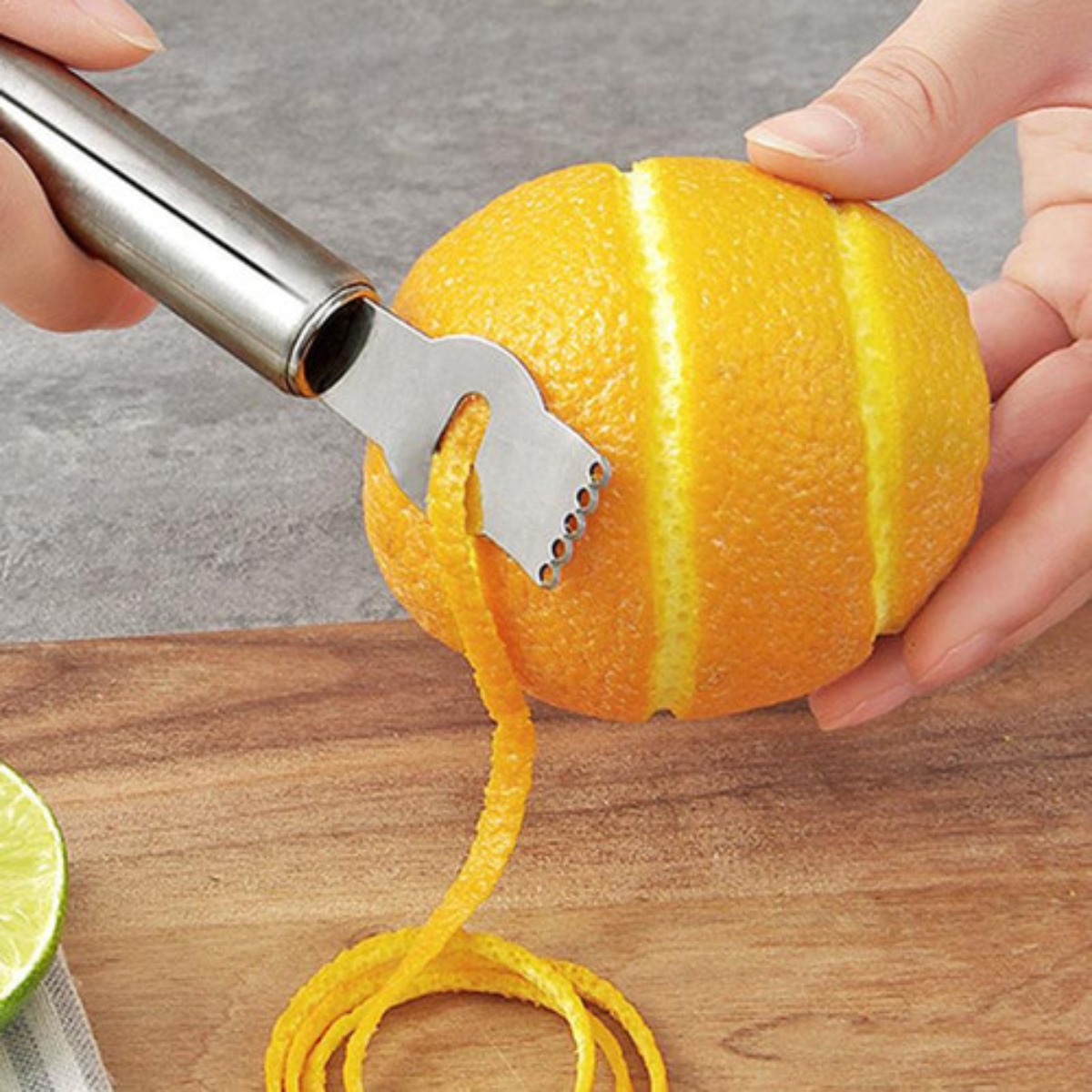 Инструмент для чистки цитрусов – обзор и цена Peeler Channel Knife