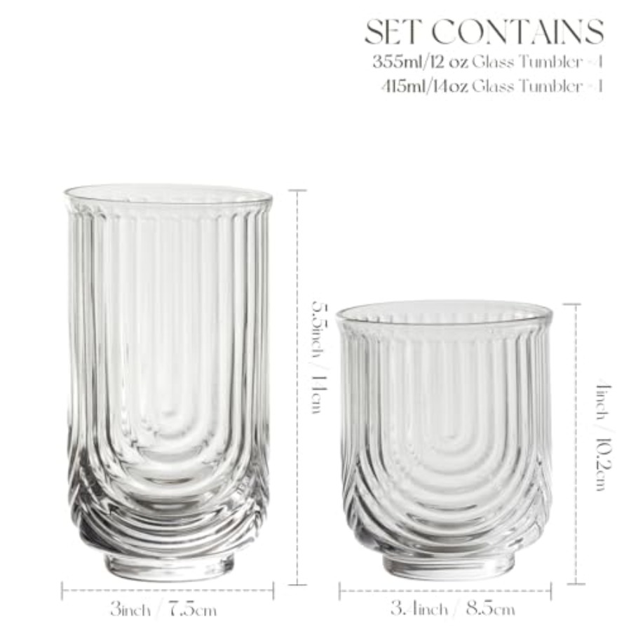 Набор бокалов для коктейлей в  – обзор и цена Highball Glass Set
