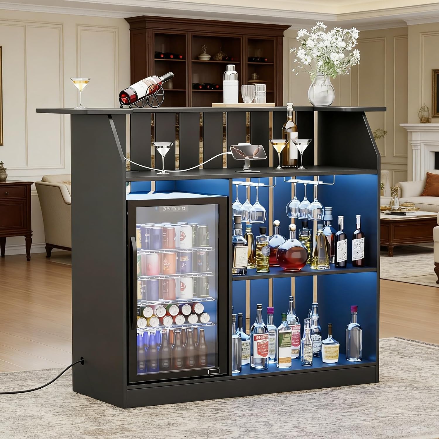 Барный стол U-образной формы,  – обзор и цена Home Bar And Fridge