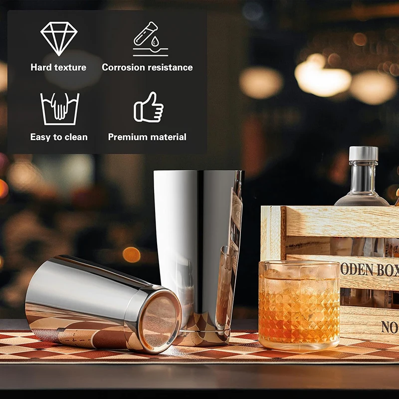 Набор для приготовления коктей – обзор и цена Boston Shaker Set
