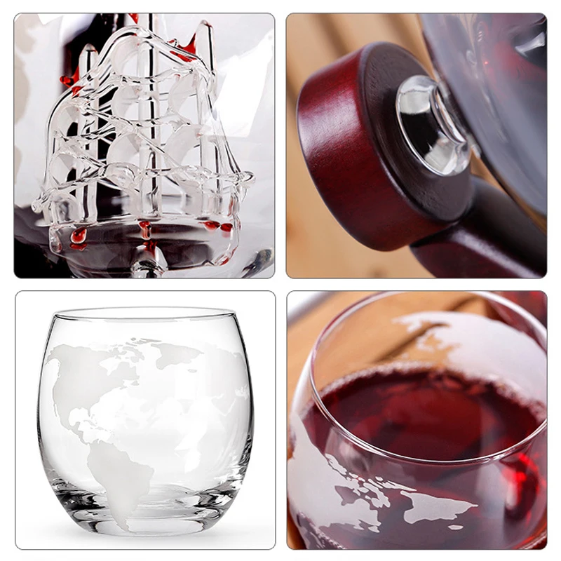 Графин для виски, набор бокало – обзор и цена Decanter Globe Set
