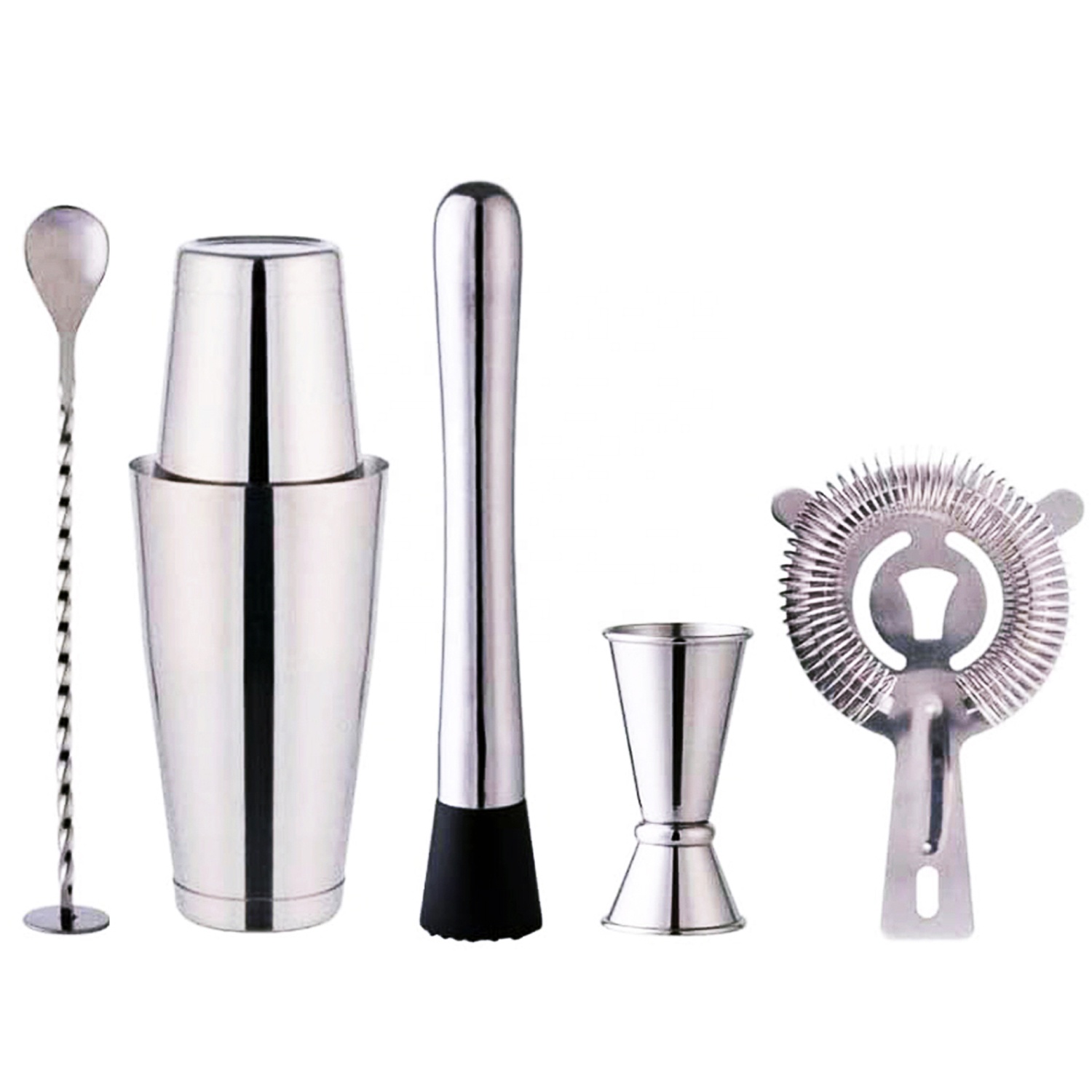 Набор для приготовления коктей – обзор и цена Boston Shaker Set