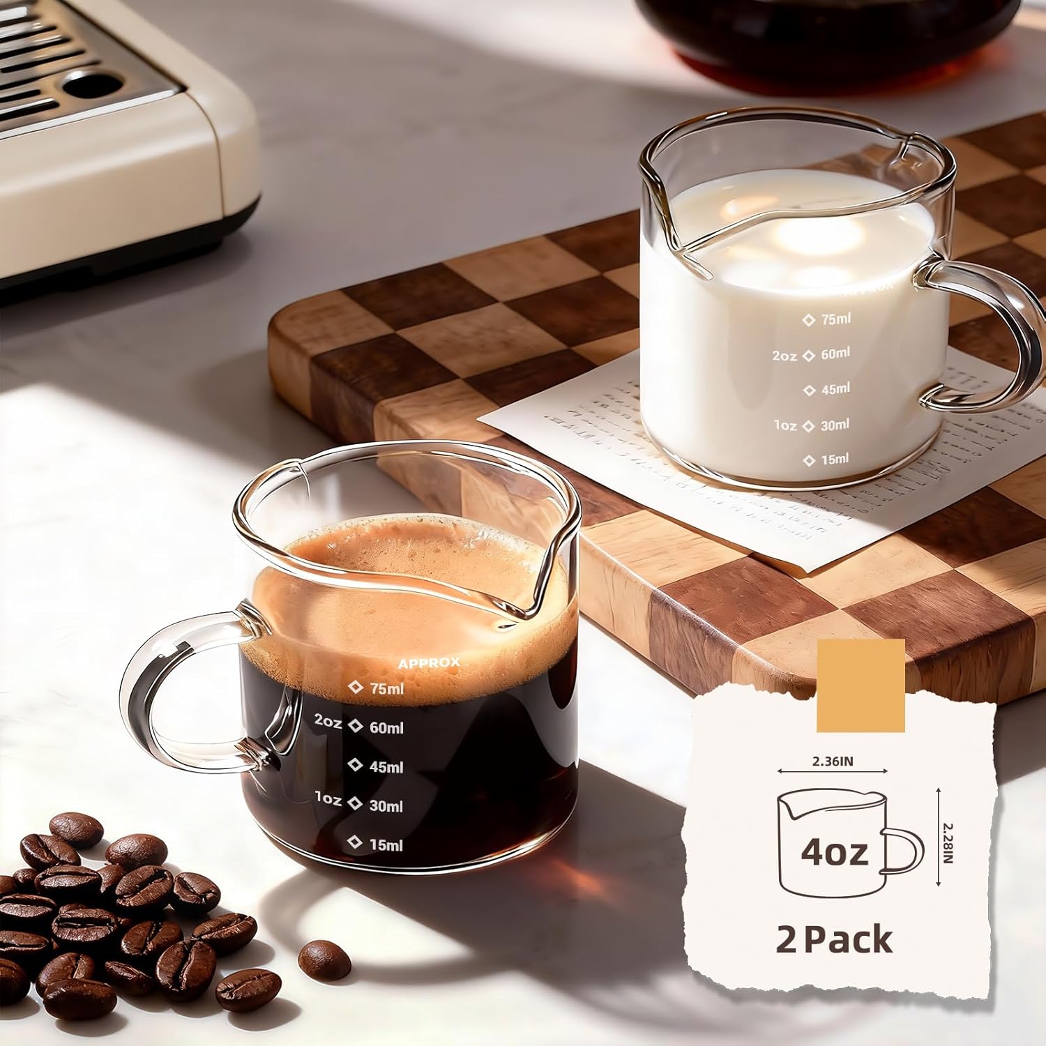 1/2 шт. Чашки для эспрессо 4 у – обзор и цена Home Bar Set