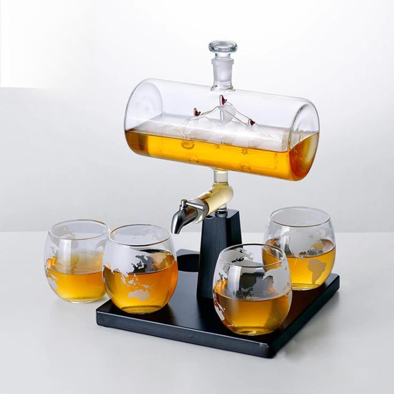 Графин для виски с античной фо – обзор и цена Decanter Globe Set