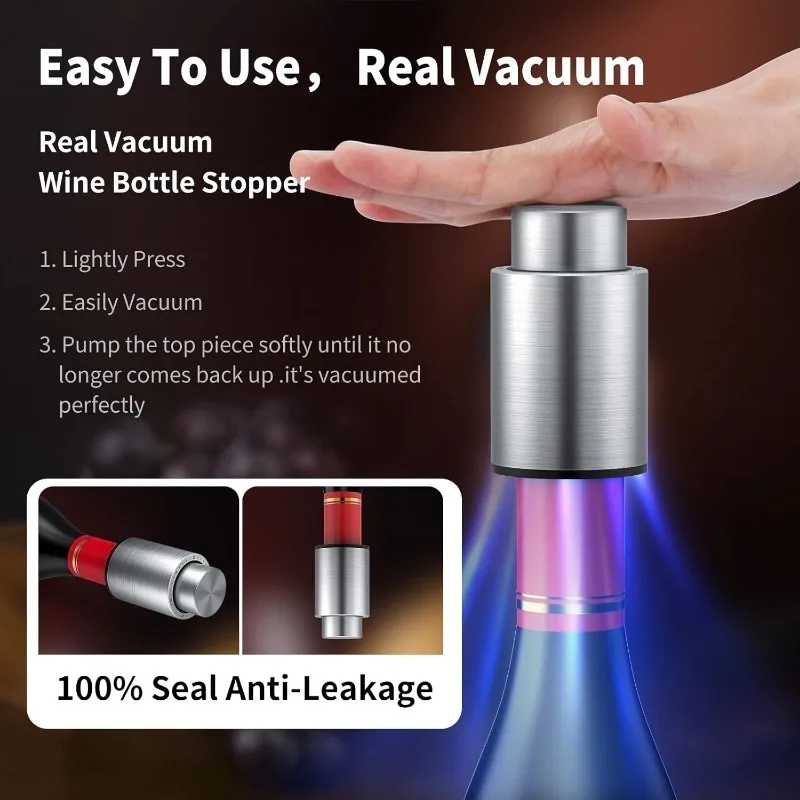 Пробки для бутылок вина Вакуум – обзор и цена Wine Preservation Pump