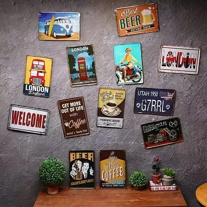 Винтажная железная настенная т – обзор и цена Home Bar Word