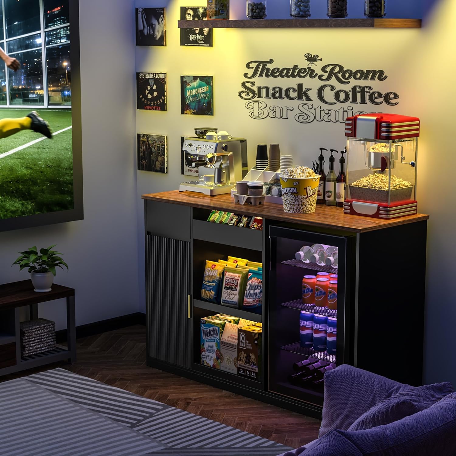 Шкаф-витрина для закусок с хол – обзор и цена Home Bar And Theater