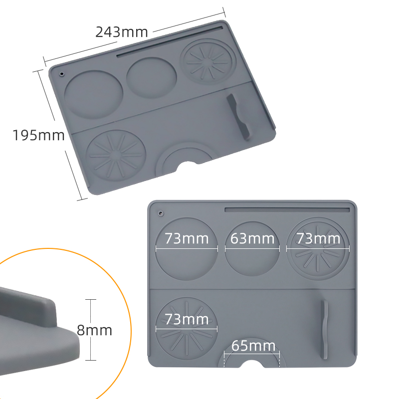 Коврик для тампера для кофе, п – обзор и цена Bar Mat Rubber