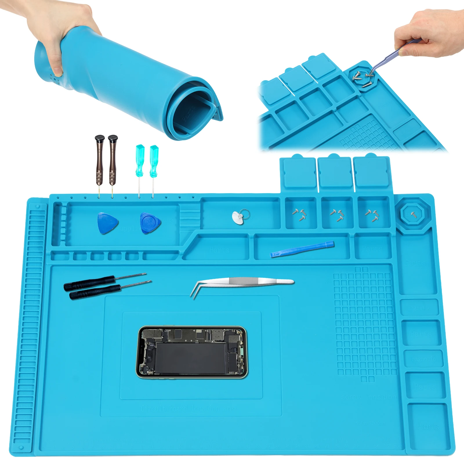 Силиконовый коврик для пайки 4 – обзор и цена Bar Mat Rubber