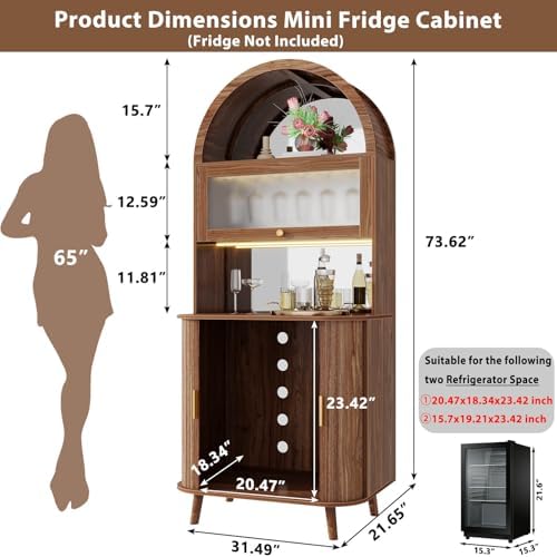 Винный барный шкаф с местом дл – обзор и цена Home Bar And Fridge